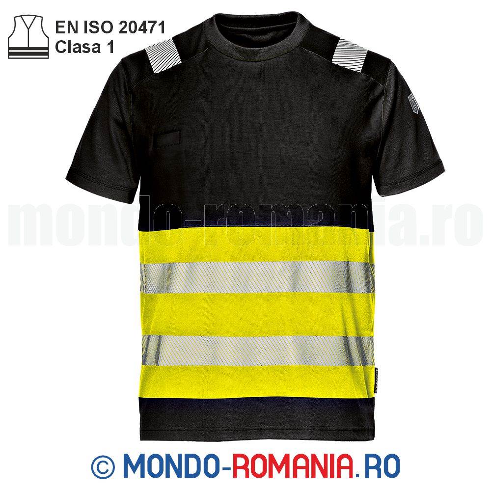 Tricou reflectorizant  - CONTRAST neon
